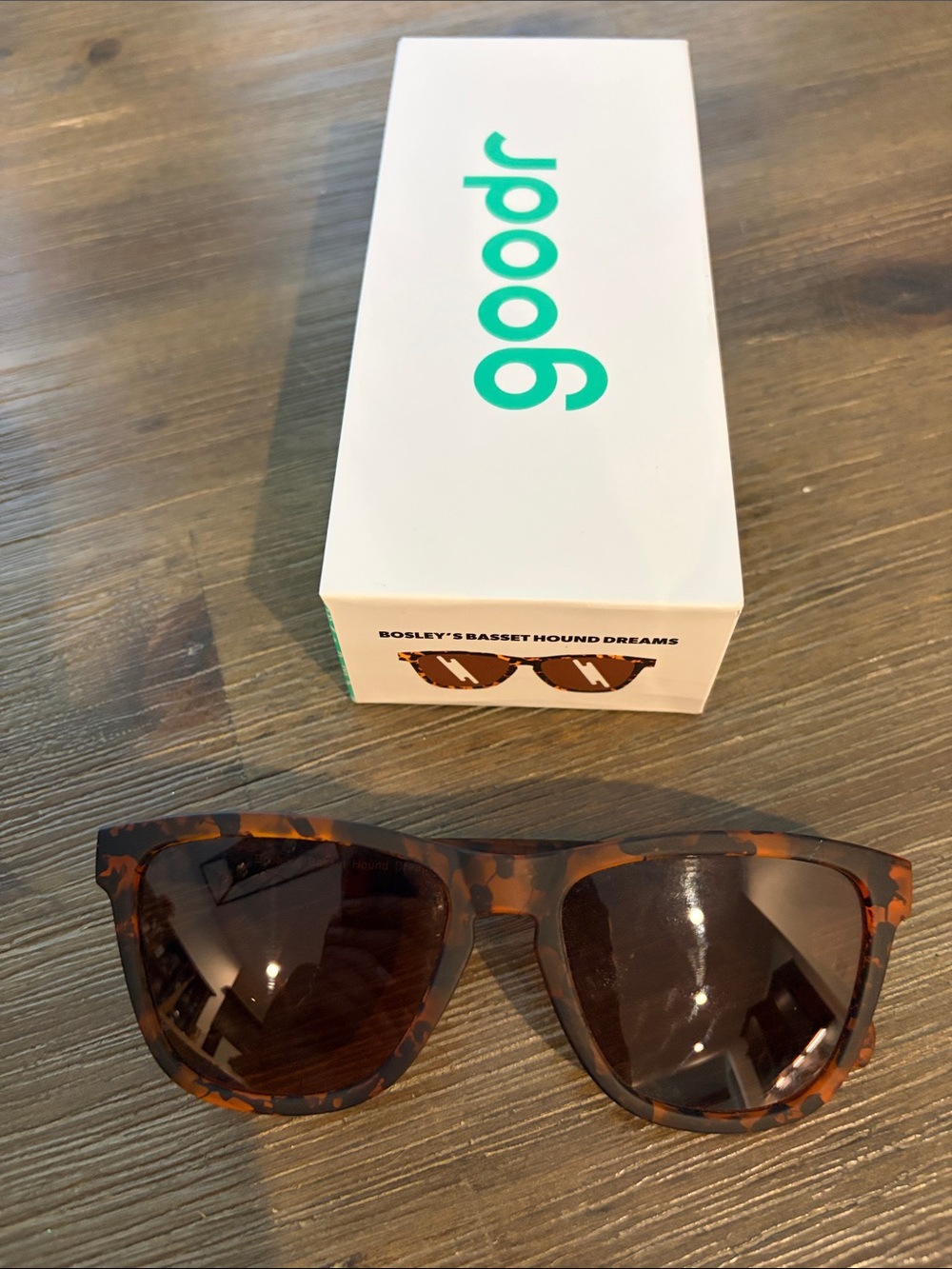 Ladies Goodr Tortoiseshell Sunnies with Brown Lenses